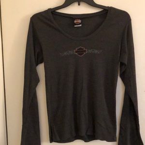 Long Sleeve Harley T-Shirt with bell sleeves